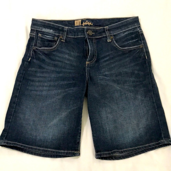 🌞 Kut From The Kloth Denim Shorts Dark Wash 6 - Picture 1 of 14